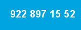 922 897 15 52 922 897 15 52